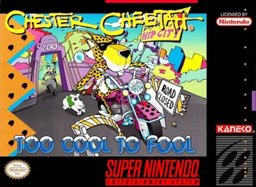 Chester Cheetah - Too Cool to Fool (USA) box cover front